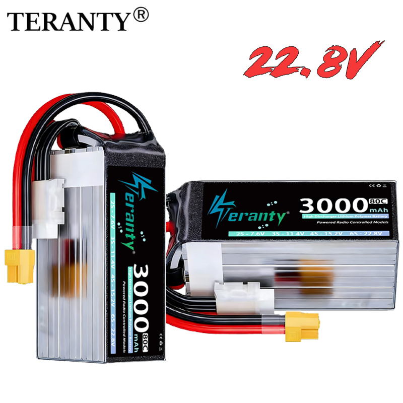 Fpv Drone Charger - TERANTY 6S 22.8V 3000mAh 80C/160C Lipo