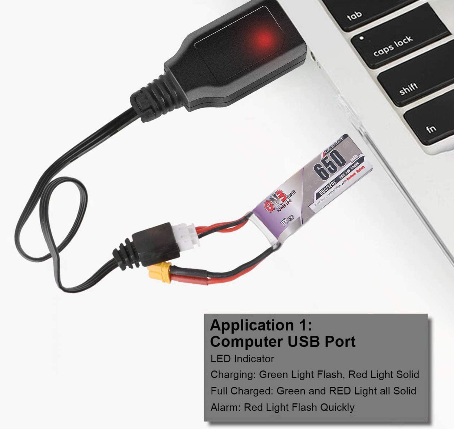 1-Pack XH-3P Balance 7.4V 1A L - Fpv Drone Charger recension och pris