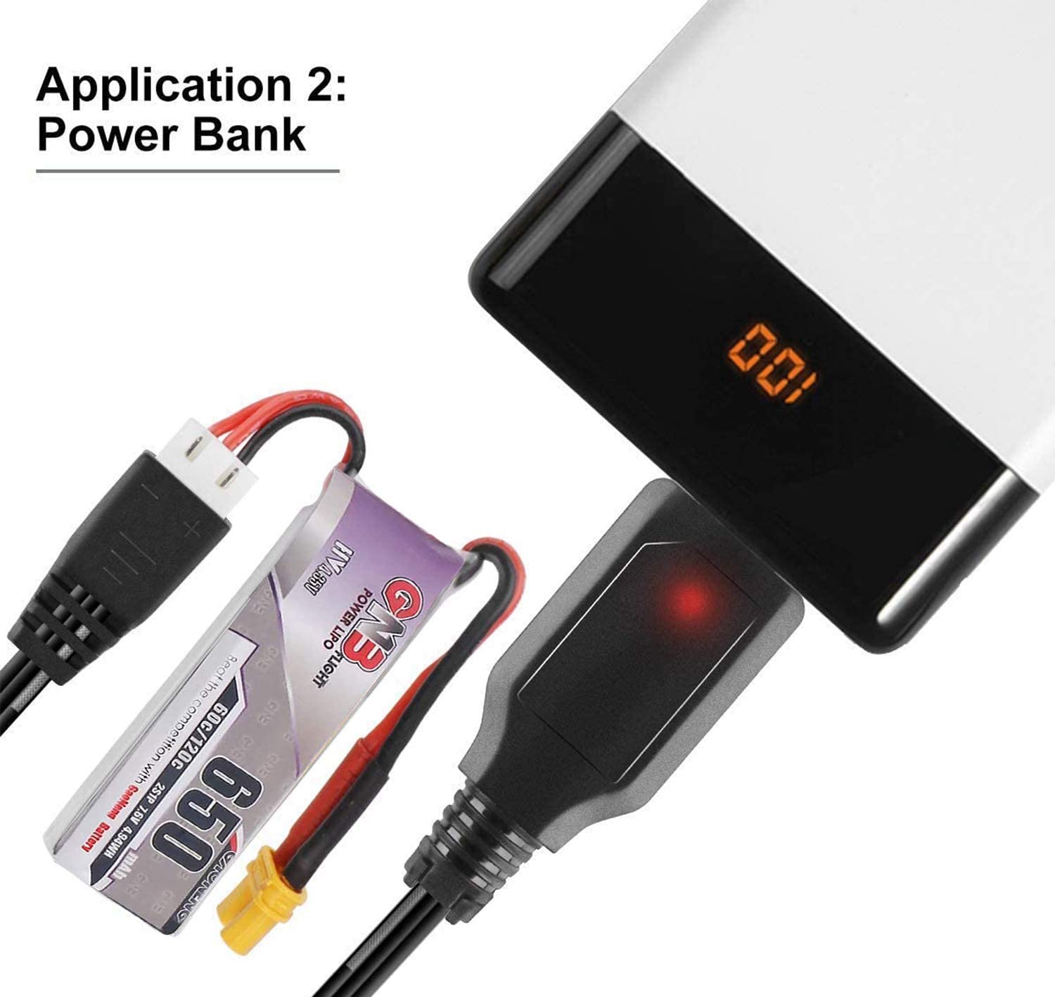 1-Pack XH-3P Balance 7.4V 1A L - Fpv Drone Charger recension och pris