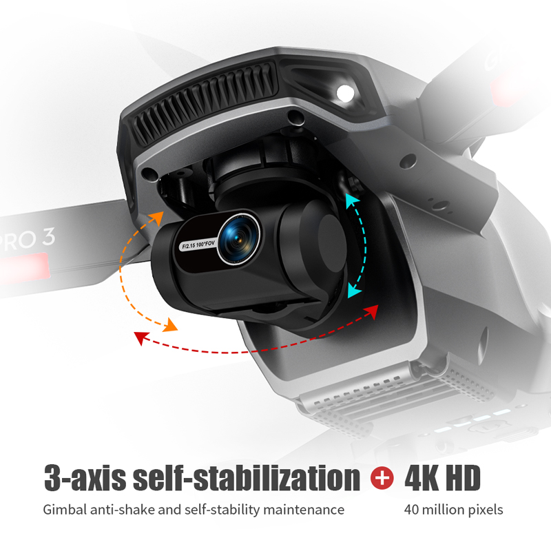 L106 Pro 3 Drone 5G WIFI FPV F - Fpv Drone Charger recension och pris
