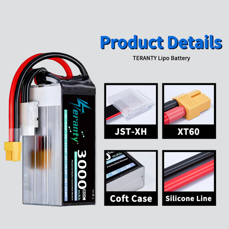 TERANTY 6S 22.8V 3000mAh 80C/1 - Fpv Drone Charger recension och pris