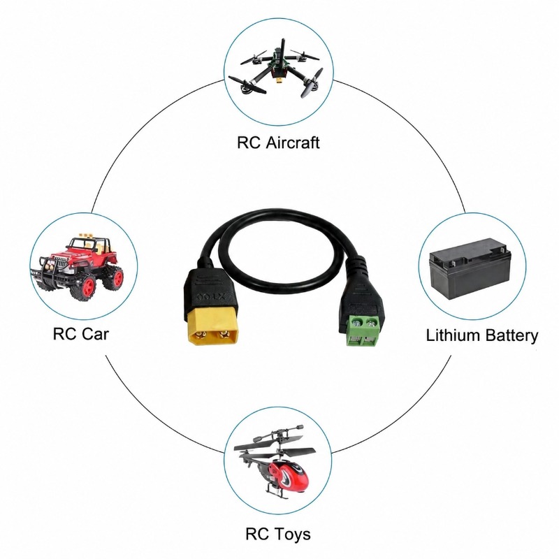 XT60 Connector Male Female To  - Fpv Drone Charger recension och pris